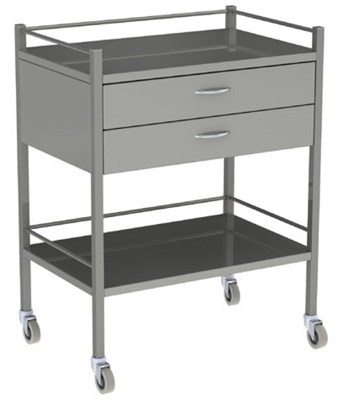 Picture of Trolley S/Steel Axis Pacific 75x49cm 2 Drawer