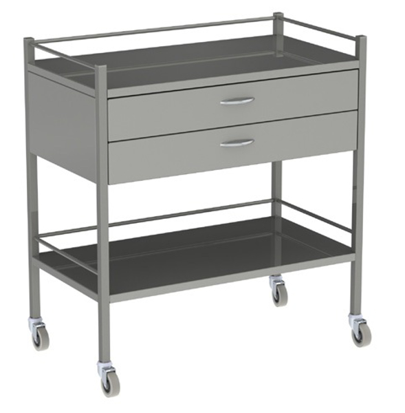 Picture of Trolley S/Steel Axis Pacific 90x49cm 2 Drawer