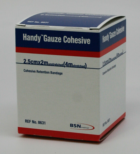 Picture of Handygauze Cohesive Bandage 2.5cm x 2m Box of 2