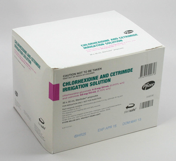 Picture of Chlorhexidine 0.015% + Cetrimide 30mL Pfizer 30s