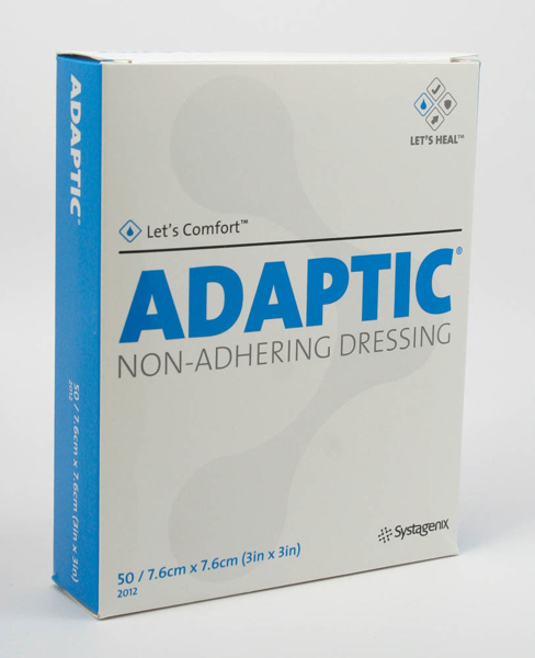 Picture of Adaptic Non-Adherent Dressing 7.6x7.6cm 50s