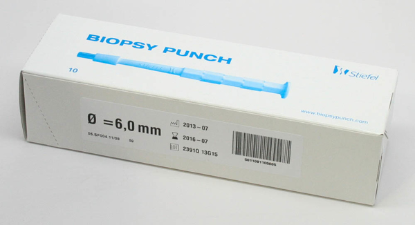 Picture of Biopsy Punch 6mm Stiefel 10s