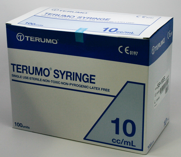 Picture of Syringe 10mL Luer Slip Eccentric Terumo 100s