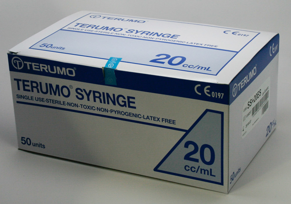 Picture of Syringe 20mL Luer Slip Terumo 50s