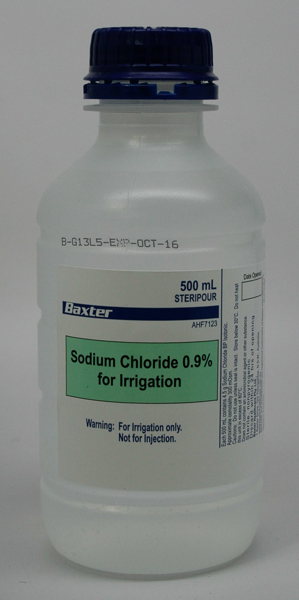 Picture of Saline For Irrigation 500ml Bottle AHF7123