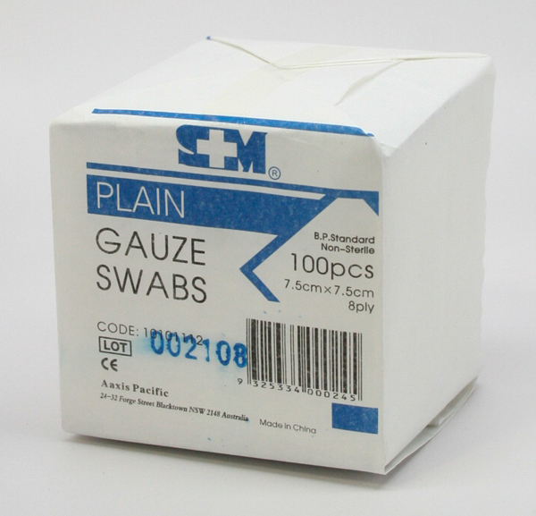 Picture of Gauze Swab N/Sterile 7.5cm S+M 100s