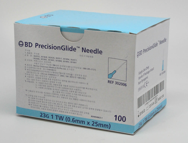 Picture of Needles 23G x 1" BD 100s