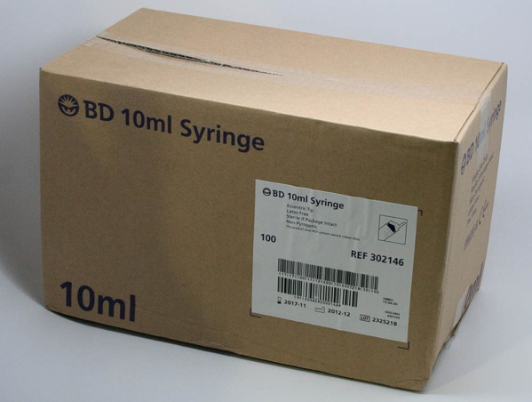 Picture of Syringe 10mL Luer Slip Eccentric BD Plastipak 100s