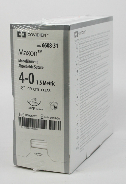 Picture of Suture Maxon 4/0 19mm 36s 8886-660831