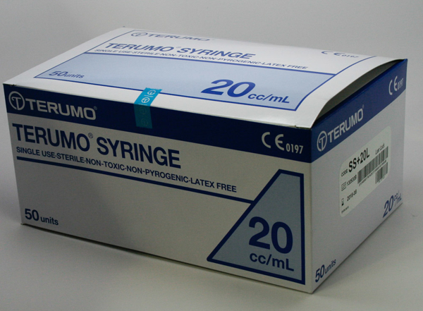Picture of Syringe 20mL Luer Lock Terumo 50s