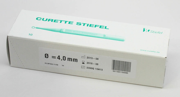 Picture of Curette Dermal 4mm Stiefel 10s