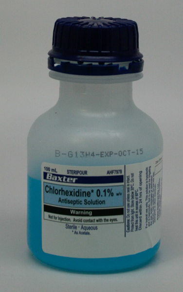 Picture of Chlorhexidine Acetate 0.1% AHF7978 100mL Bottle
