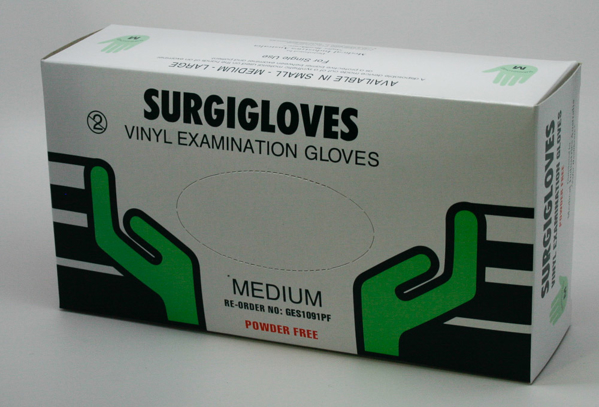 Picture of Gloves Vinyl P/Free SurgiGloves Small 100s