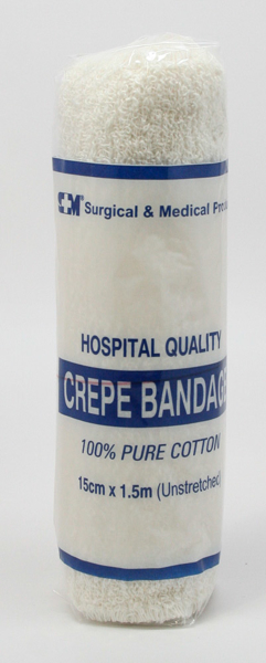 Picture of Crepe Hospital Quality S+M 15cm 12s