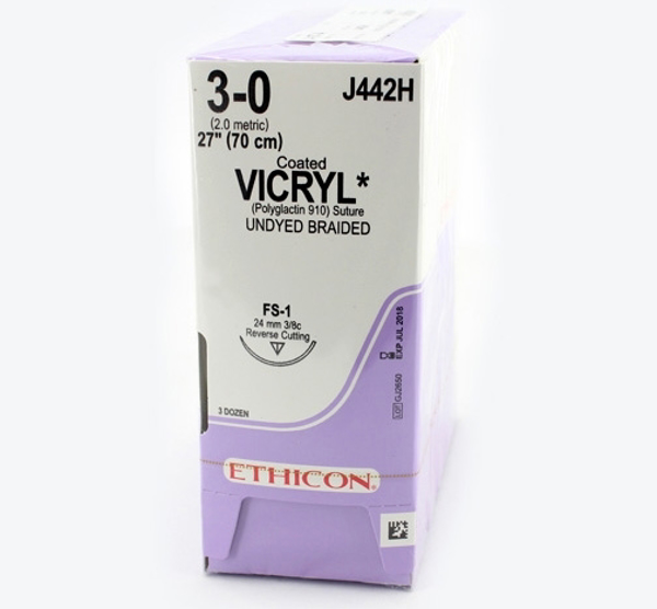 Picture of Suture Vicryl 3/0 24mm 36s J442H