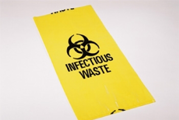 Picture of Biohazard Waste Bags 57L 56 x 99cm Yellow 50s