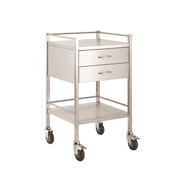 Picture of Trolley S/Steel Pacific Medical 50x50cm 2 Drawer