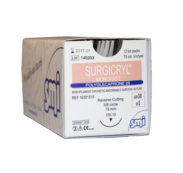 Picture of Suture Monofast 3/0 24mm 12s 16201524