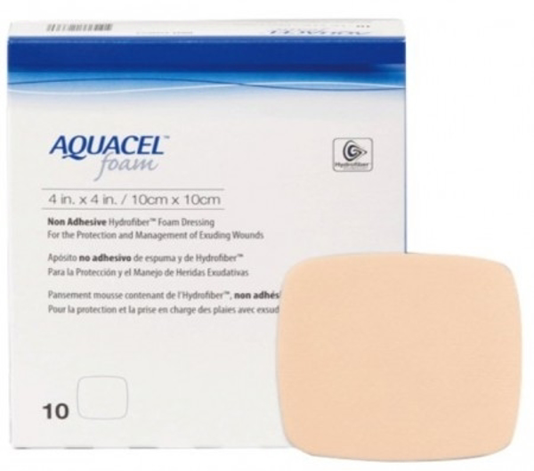 Picture of Aquacel Foam Non-Adhesive 10x10cm 10s
