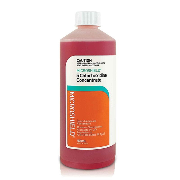 Picture of Microshield 5 Chlorhexidine Concentrate 500mL