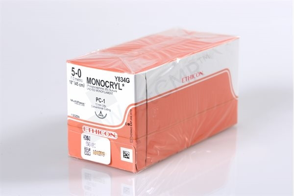 Picture of Suture Monocryl 5/0 13mm 12s Y834G