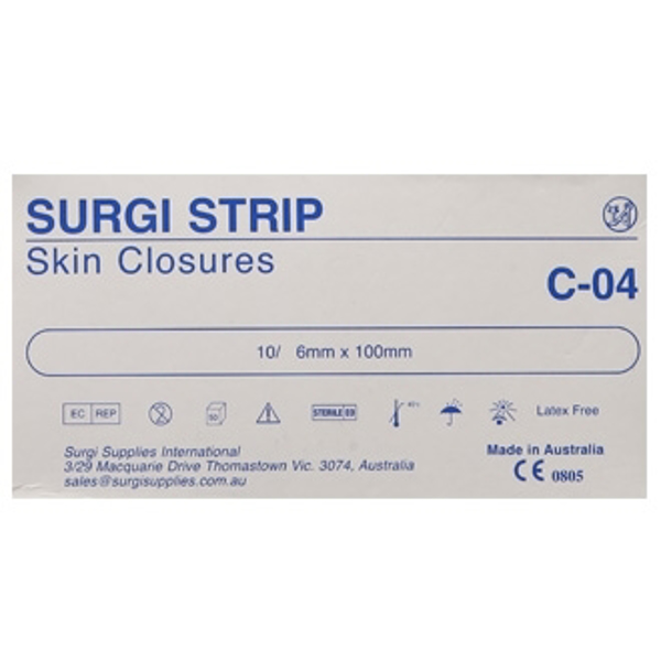 Picture of Surgistrip Skin Closures 04 6x100mm 500s