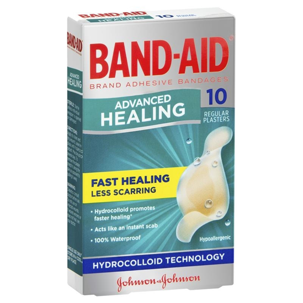Picture of Band Aid Advanced Healing Regular 10s