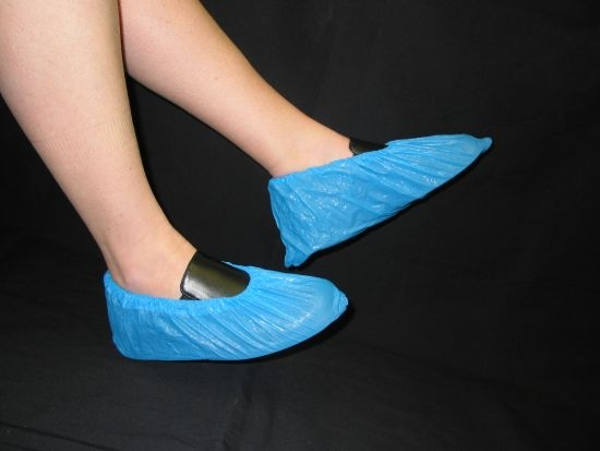 Picture of Overshoes Plastic Blue Med-Con 1000s