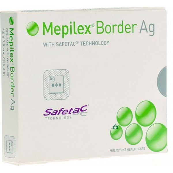Picture of Mepilex Border AG  7.5x7.5cm 5s