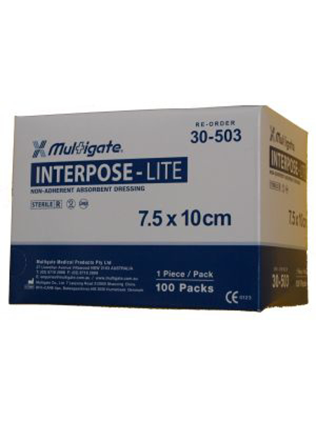 Picture of Interpose Lite Non-Adherent 30-503 7.5x10cm 100s