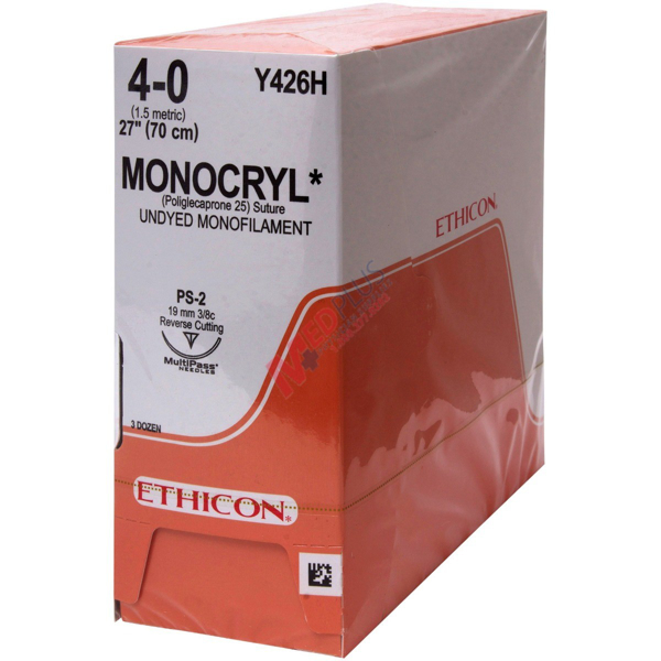 Picture of Suture Monocryl 4/0 19mm 36s Y426H