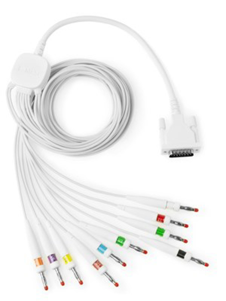 Picture of MESI mTABLET 12-Lead ECG Cable (AHA) Banana