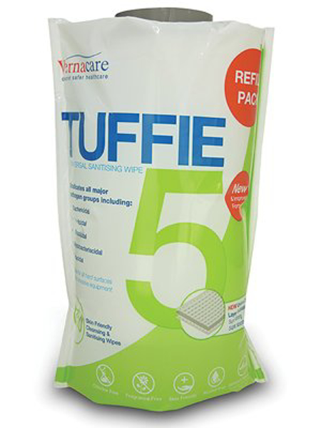 Picture of Tuffie 5 Universal Sanitising Wipe Refill 6 x 150s