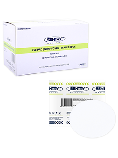 Picture of Eye Pad Sterile Non-Woven Sentry EP001 50s